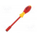 00859; Screwdriver; insulated; hex socket; HEX 8mm; Blade length: 125mm; WIHA