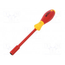 00859; Screwdriver; insulated; hex socket; HEX 8mm; Blade length: 125mm; WIHA 00859; Screwdriver; insulated; hex socket; HEX 8mm; Blade length: 125mm; WIHA