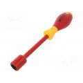00867; Screwdriver; insulated; hex socket; HEX 16mm; Blade length: 125mm; WIHA