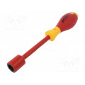 00868; Screwdriver; insulated; hex socket; HEX 17mm; Blade length: 125mm; WIHA