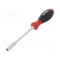 01092; Screwdriver; hex socket; assisted with a key; Overall len: 238mm; WIHA