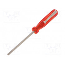 01538; Screwdriver; slot; SL 3mm; Blade length: 60mm; Overall len: 120mm; WIHA