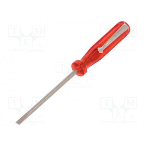 01538; Screwdriver; slot; SL 3mm; Blade length: 60mm; Overall len: 120mm; WIHA