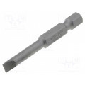 01792; Screwdriver bit; slot; 3,5x0,6mm; Overall len: 50mm; WIHA