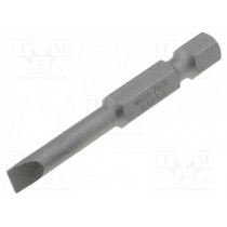 01792; Screwdriver bit; slot; 3,5x0,6mm; Overall len: 50mm; WIHA