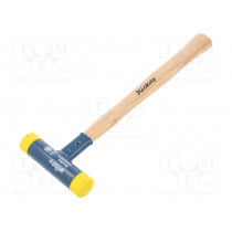 02092; Hammer; 320mm; W: 108mm; 300g; Size: 25mm; round; polyurethane; WIHA 02092; Hammer; 320mm; W: 108mm; 300g; Size: 25mm; round; polyurethane; WIHA