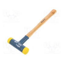02093; Hammer; 350mm; W: 115mm; 436g; Size: 30mm; round; polyurethane; WIHA 02093; Hammer; 350mm; W: 115mm; 436g; Size: 30mm; round; polyurethane; WIHA