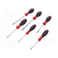 26146; Kit: screwdrivers; Pcs: 6; Phillips,Pozidriv®; Series: SoftFinish®; WIHA