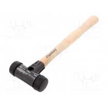 26509; Hammer; 290mm; W: 87mm; 548g; Size: 30mm; round; caoutchouc; WIHA