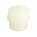 26511; Hammer tip; Size: 40mm; round; nylon; WIHA 26511; Hammer tip; Size: 40mm; round; nylon; WIHA