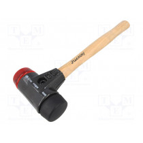 26612; Hammer; 325mm; W: 110mm; 621g; Size: 40mm; round; wood (hikory); WIHA
