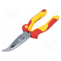 26729; Pliers; insulated,half-rounded nose,universal; steel; 200mm; WIHA