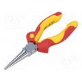 26735; Pliers; insulated,half-rounded nose; for voltage works; steel; WIHA