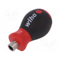29463; Screwdriver handle; Series: Stubby SoftFinish®; 57mm; WIHA