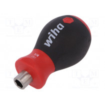 29463; Screwdriver handle; Series: Stubby SoftFinish®; 57mm; WIHA