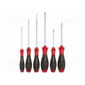 07152; Kit: screwdrivers; Pcs: 6; Phillips,slot; Series: SoftFinish®; WIHA