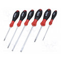 07153; Kit: screwdrivers; Pcs: 6; Pozidriv®,slot; Series: SoftFinish®; WIHA