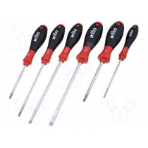 07153; Kit: screwdrivers; Pcs: 6; Pozidriv®,slot; Series: SoftFinish®; WIHA
