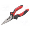 32322; Pliers; for gripping and cutting,half-rounded nose,universal; WIHA