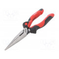 32323; Pliers; for gripping and cutting,half-rounded nose,universal; WIHA