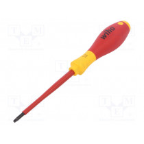 32396; Screwdriver; insulated; square; #1; Blade length: 100mm; 1kVAC; WIHA