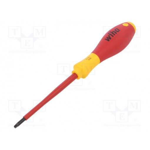 32396; Screwdriver; insulated; square; #1; Blade length: 100mm; 1kVAC; WIHA