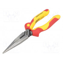 33178; Pliers; insulated,half-rounded nose,universal; steel; 200mm; WIHA