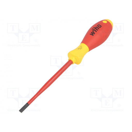 35391; Screwdriver; insulated,slim; slot; 5,5x1,0mm; Blade length: 125mm; WIHA