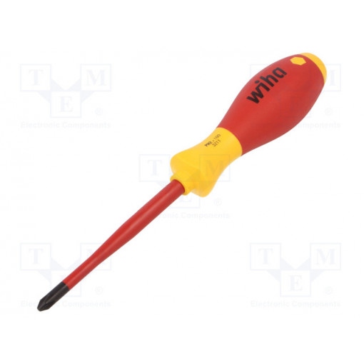 35394; Screwdriver; insulated,slim; Phillips; PH2; Blade length: 100mm; WIHA