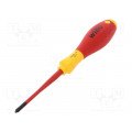 35502; Screwdriver; insulated,slim; PlusMinus cross PH-type; SL/PH1; WIHA