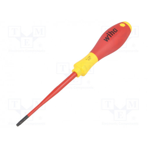 35504; Screwdriver; insulated,slim; square; #1; Blade length: 100mm; WIHA