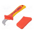36053; Knife; for electricians; 200mm; Conform to: IEC 60900; 1kVAC; WIHA