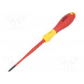 36536; Screwdriver; insulated,slim; Torx®; TX10; Blade length: 100mm; WIHA