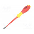 36538; Screwdriver; insulated,slim; Torx®; TX20; Blade length: 100mm; WIHA