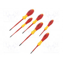 36558; Kit: screwdrivers; Pcs: 6; insulated,slim; 1kVAC; Torx®; WIHA