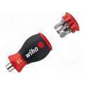 33764; Kit: screwdrivers; 6pcs; Pozidriv®,slot; 25mm; WIHA