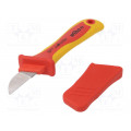 38798; Knife; for electricians; 200mm; Conform to: IEC 60900; 1kVAC; WIHA