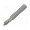 40611; Screwdriver bit; Phillips; PH0; Overall len: 28mm; Series: MICRO; WIHA