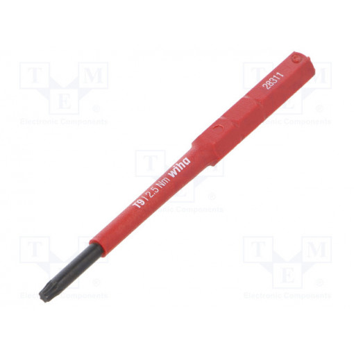 41160; Interchangeable blade; Torx®; insulated; TX09; 75mm; max.1.3Nm; WIHA