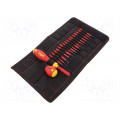 41231; Kit: screwdrivers; Pcs: 18; insulated; 1kVAC; Series: slimVario®; WIHA