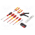 41241; Kit: pliers, insulation screwdrivers; 1kVAC; WIHA