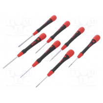 42991; Kit: screwdrivers; Pcs: 7; precision; Phillips,slot; WIHA