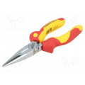 26720; Pliers; insulated,half-rounded nose; steel; 160mm; 1kVAC; WIHA
