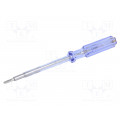 ; Tester: voltage indicator; 100÷250V; Blade length: 100mm; 