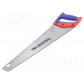 W016034; Hacksaw; wood,plastic; 7teeth/inch; 500mm; Workpro