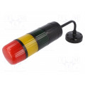 WS-AD/3D_CZ_K_125/RYG/M; Signaller: signalling column; LED; red/yellow/green; IP54; W2 WS-AD/3D_CZ_K_125/RYG/M; Signaller: signalling column; LED; red/yellow/green; IP54; W2