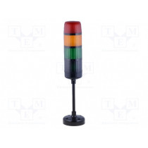 WS-AD/3D_CZ_P_125/RYG/M; Signaller: signalling column; LED; red/yellow/green; IP54; W2