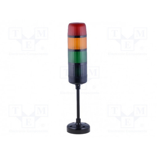 WS-AD/3D_CZ_P_125/RYG/M; Signaller: signalling column; LED; red/yellow/green; IP54; W2