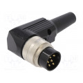 WSV 60; Connector: M16; plug; male; soldering; for cable; PIN: 6; 5A; 250V; LUMBERG