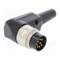 WSV 81; Connector: M16; plug; male; soldering; for cable; PIN: 8; 5A; 60V; LUMBERG